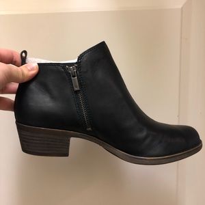 Lucky Brand Black Basel Bootie Size 11